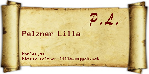 Pelzner Lilla névjegykártya